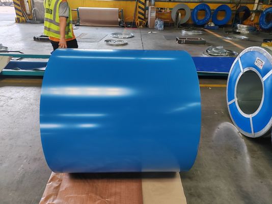 satın almak Endüstriyel ekipman panelleri için 30 ‰ 275 g/m2 Çinko Kaplama ve 5 ‰ 7 μm Arka Kaplama ile Ön Boyalı Çelik Bobin online manufacture