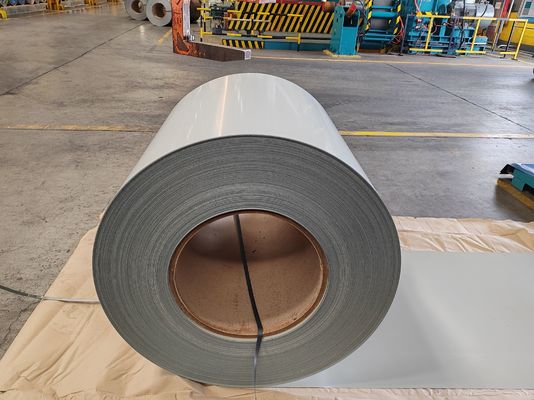 satın al Pre Painted Steel Coil with 5-7μm Back Coating Thickness 508/610mm Coil ID and 3-8MT Coil Weight for Construction and Manufacturing online manufacture