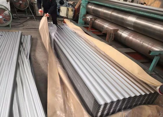 satın almak AZ180 DX51D Sivil Binalar için 800 mm etkin genişliğinde Galvalume Gürültülü Çatı Yapısı online manufacture