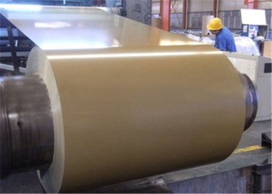 satın almak 0.31mm CGCC Z100 PVDF Çatı ve Bina Panelleri Uygulamaları için Önçe Boyalı Çelik Bobin RAL5894 online manufacture