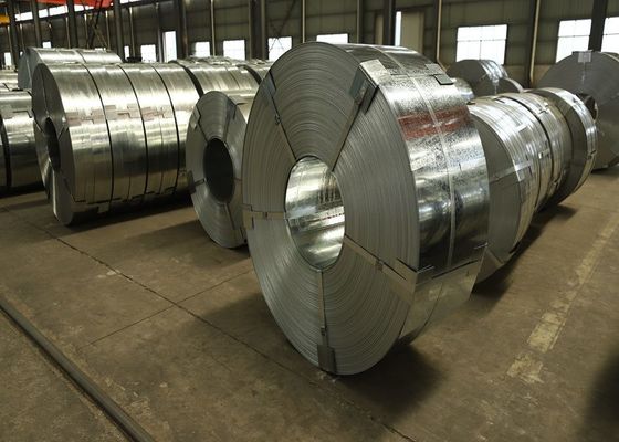 satın almak ASTM A653 G90 Endüstriyel paneller ve yapısal bileşenler için sıcak daldırılmış galvanizli çelik şeridi 0.42 mm × 100 mm DX52D+Z online manufacture
