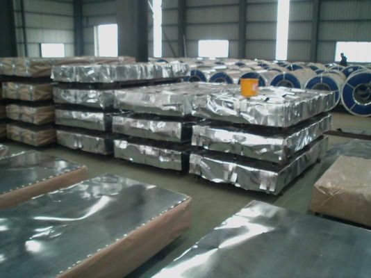 satın al JIS SGCC SGCH G550 Galvanizli Oluklu Çatı Kaplama Levhası Oluklu Metal Levhalar online manufacture