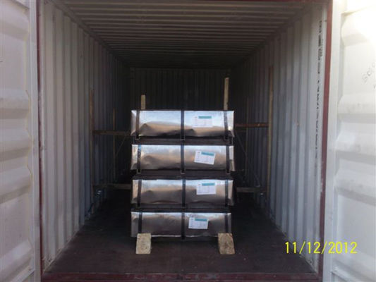 satın almak AS 1397 G550 ASTM A653 SGCH Düzenli Spangle ile Galvanizli Gürültülü Çatı Yaprakları online manufacture