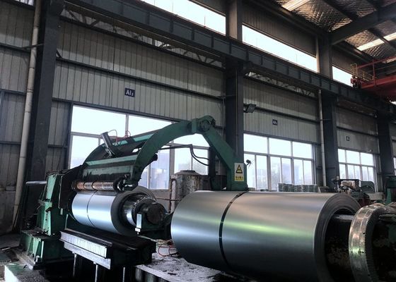 satın almak 0.85mm DX53D DX54D Derin Çizim Uygulamaları için 90g/m2 Çinko Kaplama ile Elektrikli Galvanizli Çelik Bobin online manufacture